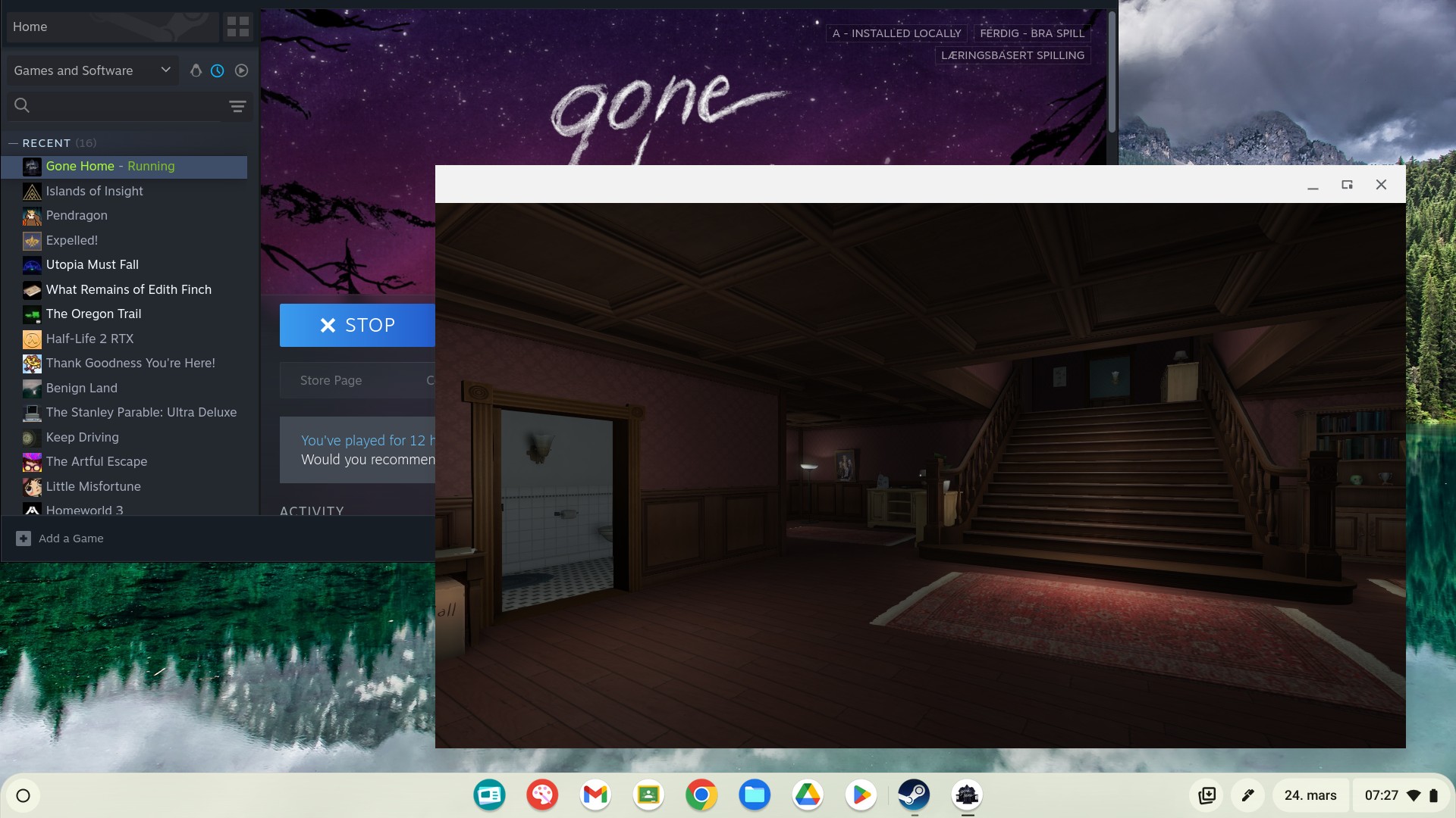 Chromebook + Steam = pur glede